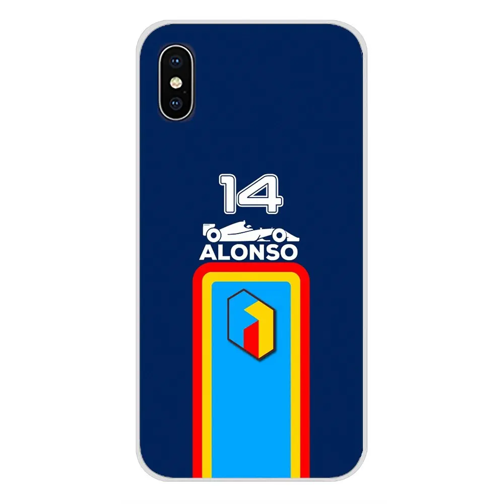 Fernando Alonso racing Transparent Soft Shell Cover For Samsung Galaxy S3 S4 S5 Mini S6 S7 Edge S8 S9 S10 Lite Plus Note 4 5 8 9 | Мобильные