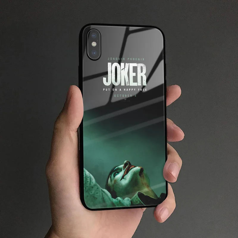 Пленка Joker Joaquin Phoenix мягкий силиконовый стеклянный чехол для телефона apple iPhone 6 6s 7 8 Plus X XR XS 11 PRO MAX - Цвет: iD 72