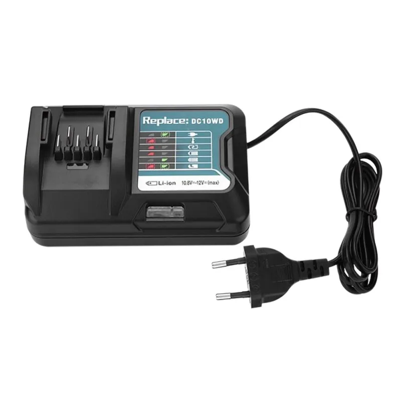 Быстрое литиевое зарядное устройство для Makita 10,8 V 12V DC10WD BL1015 DC10WD/DC10SB/DC10WC 100-240V зарядное устройство