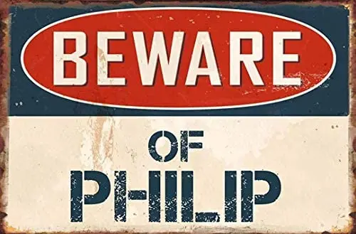 

Beware of Metal Sign Home Cafe Bar Pub Retro Wall Decoration Man Cave 12X16 inch