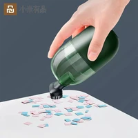 youpin new mini functional desktop vacuum cleaner office desk dust home table sweeper portable computer keyboard clean brushes