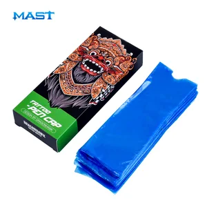 Мачты 200 шт. Одноразовые Синие ручка Тип машина татуировки вспомогательного оборудования татуировки поворотные ручки крышки Портативный тату сумка для татуировки