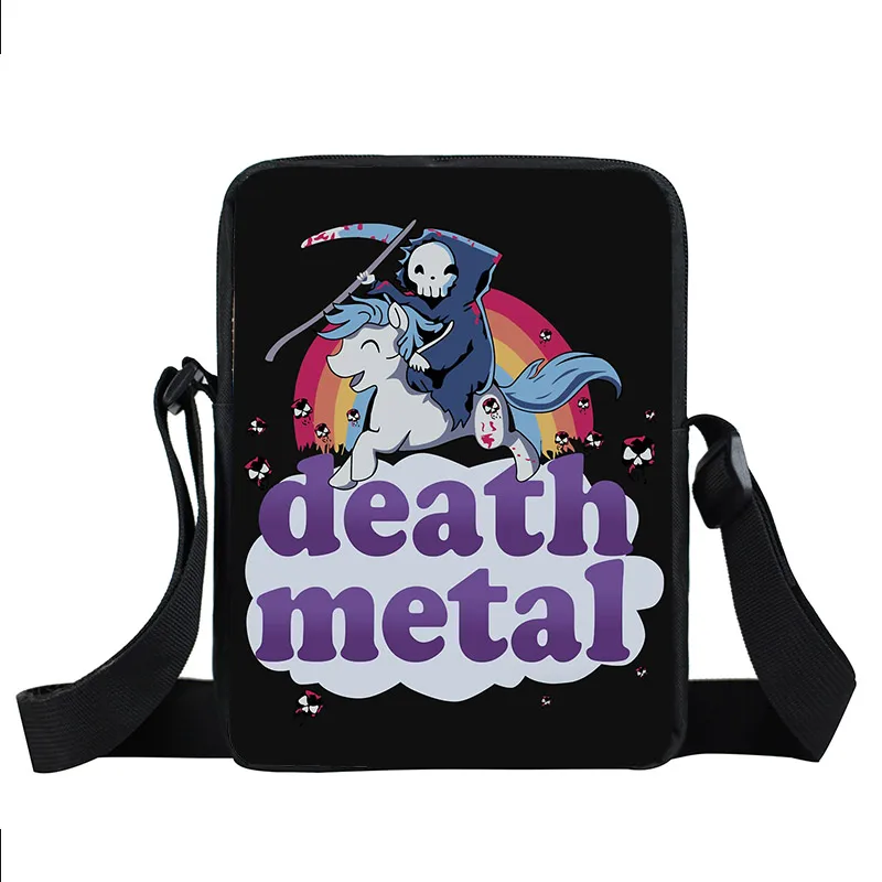 Сумка мессенджер Grim Reaper Skull для подростков школьный портфель учеников с рисунком
