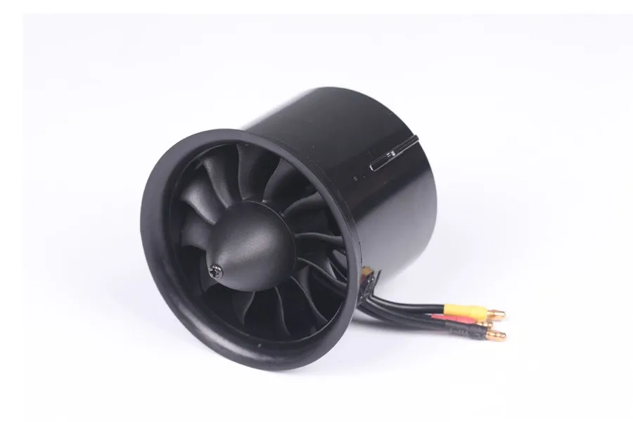 Ducted Fan withMotor FMS 70 мм 12 лопастей воздуховод вентилятор EDF блок с 2845 KV2750 двигатель 4S версия для радиоуправляемый самолет вертолет хобби модель Запчасти для самолета - Цвет: Ducted Fan withMotor