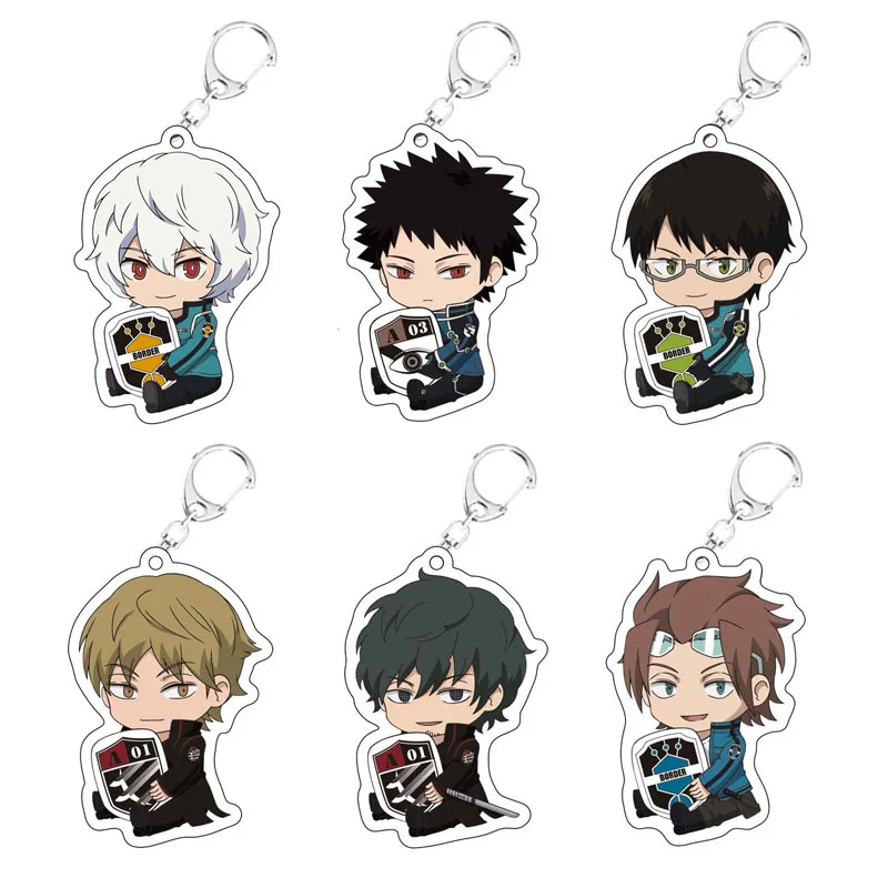 Акриловый брелок с триггером в стиле аниме World Kuga Yuma Jin Yuichi двусторонний подвесной