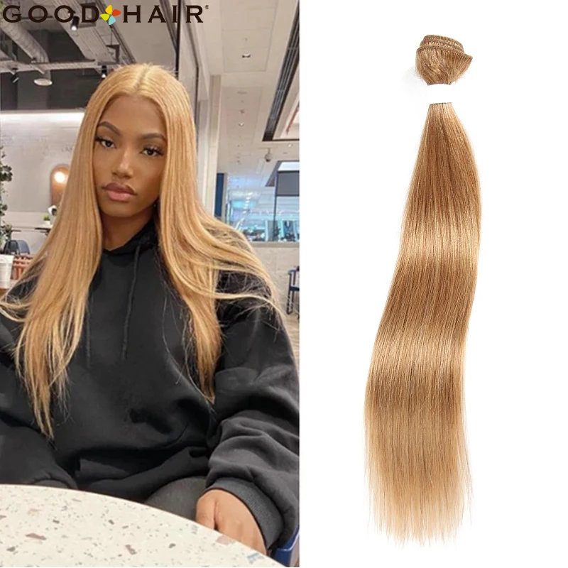 

Бразильские прямые человеческие волосы, пучки 8-26 дюймов, 100% искусственных пряди Ков, 1 шт., не Реми, наращивание волос, GOODHAIR