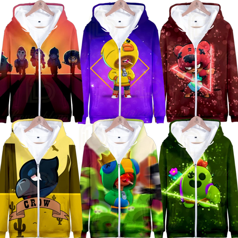 

Gameing Cartoon Tops Teen Clothes POCO Shelly 8 To 19 Years Kids Sweatshirt Shooter Game Leon 3D Printed Hoodie Boys Girls