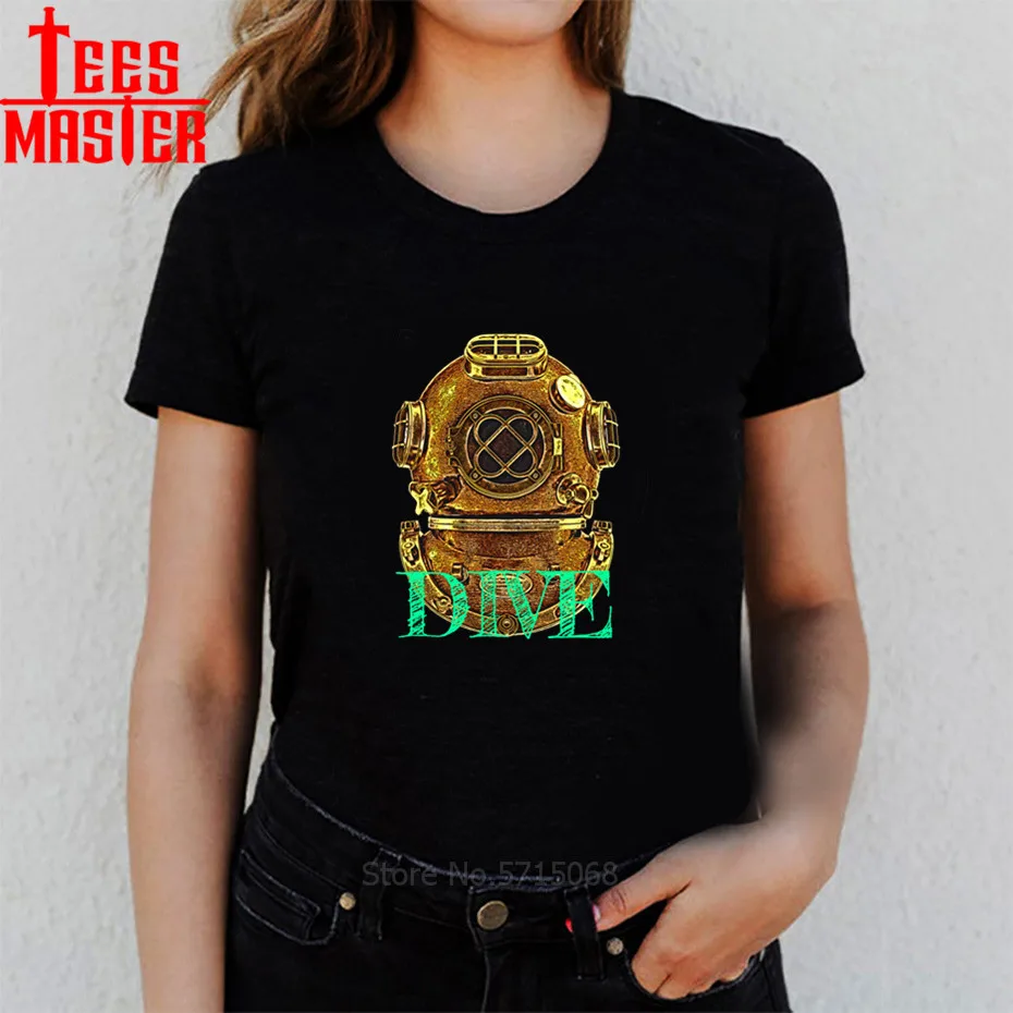 Винтажные дизайнерские уличные футболки для дайвинга 2020 Новинка женские модные