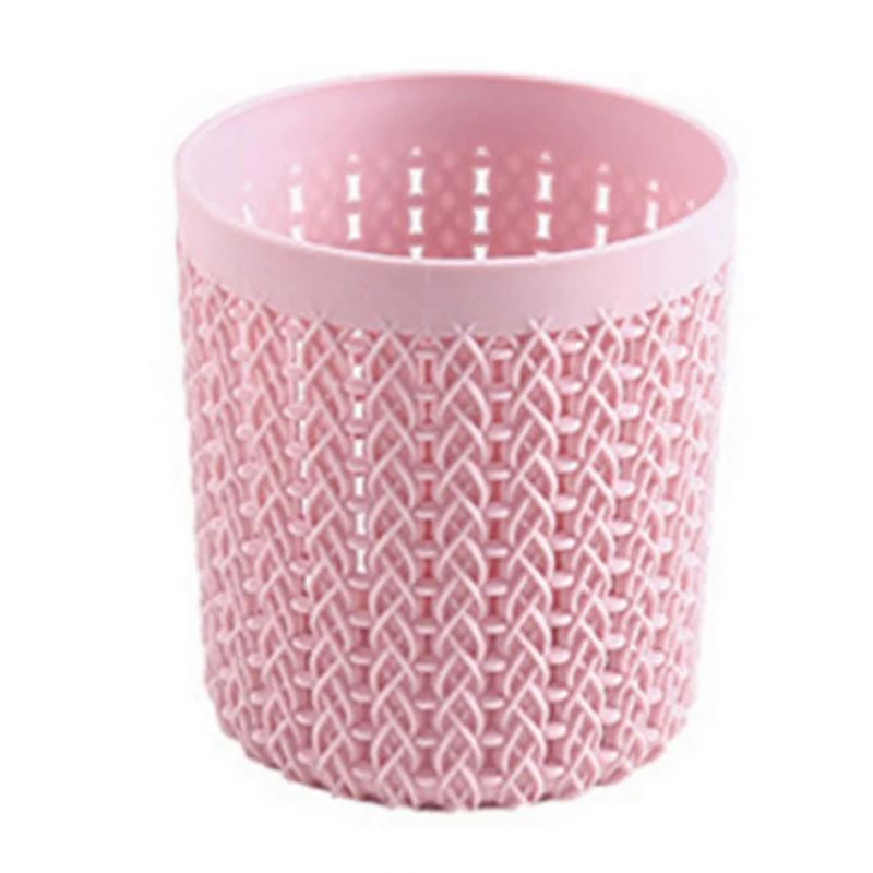 Пластиковый держатель для ручек полый ротанговый стол коробка хранения