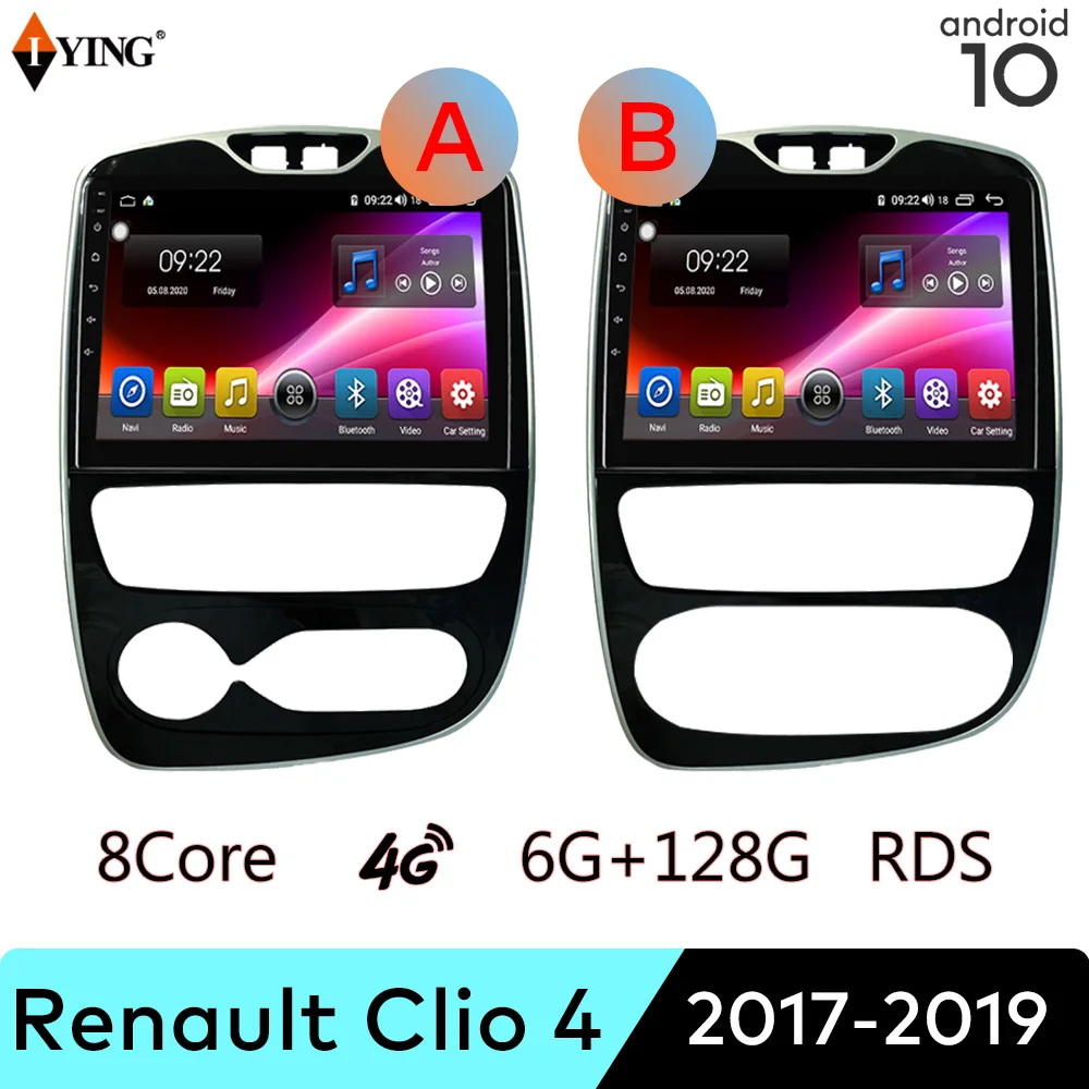 Car GPS Radios Android Auto Carplay for Renault Clio 4 IV 2017-2020 Radio Multimedia Video Player DSP Navigation QLED Screen | Автомобили