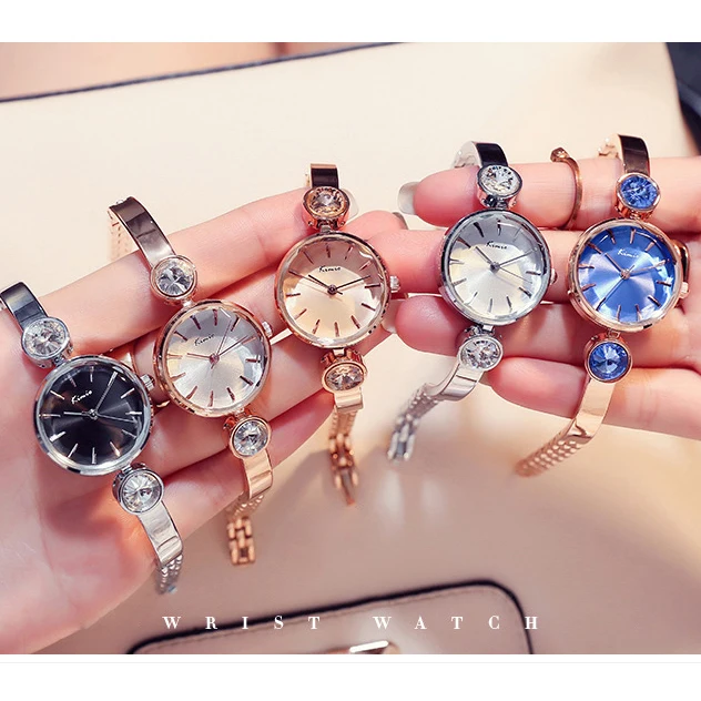 

NO.2 Classic Blue Women Bracelet Watch Ladies Gem Quartz Watches Clock Female Dress Relogio Feminino For Woman Relojes Mujer