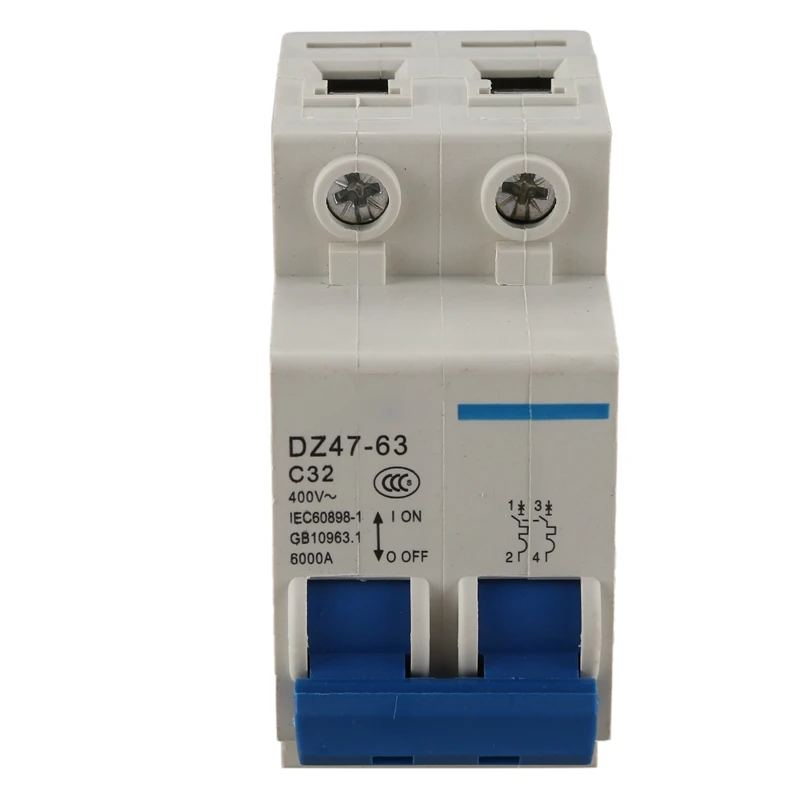 DZ47-63 C32 AC 400V 32A 6000A 2 полюса din-рейку миниатюрный выключатель | Обустройство дома