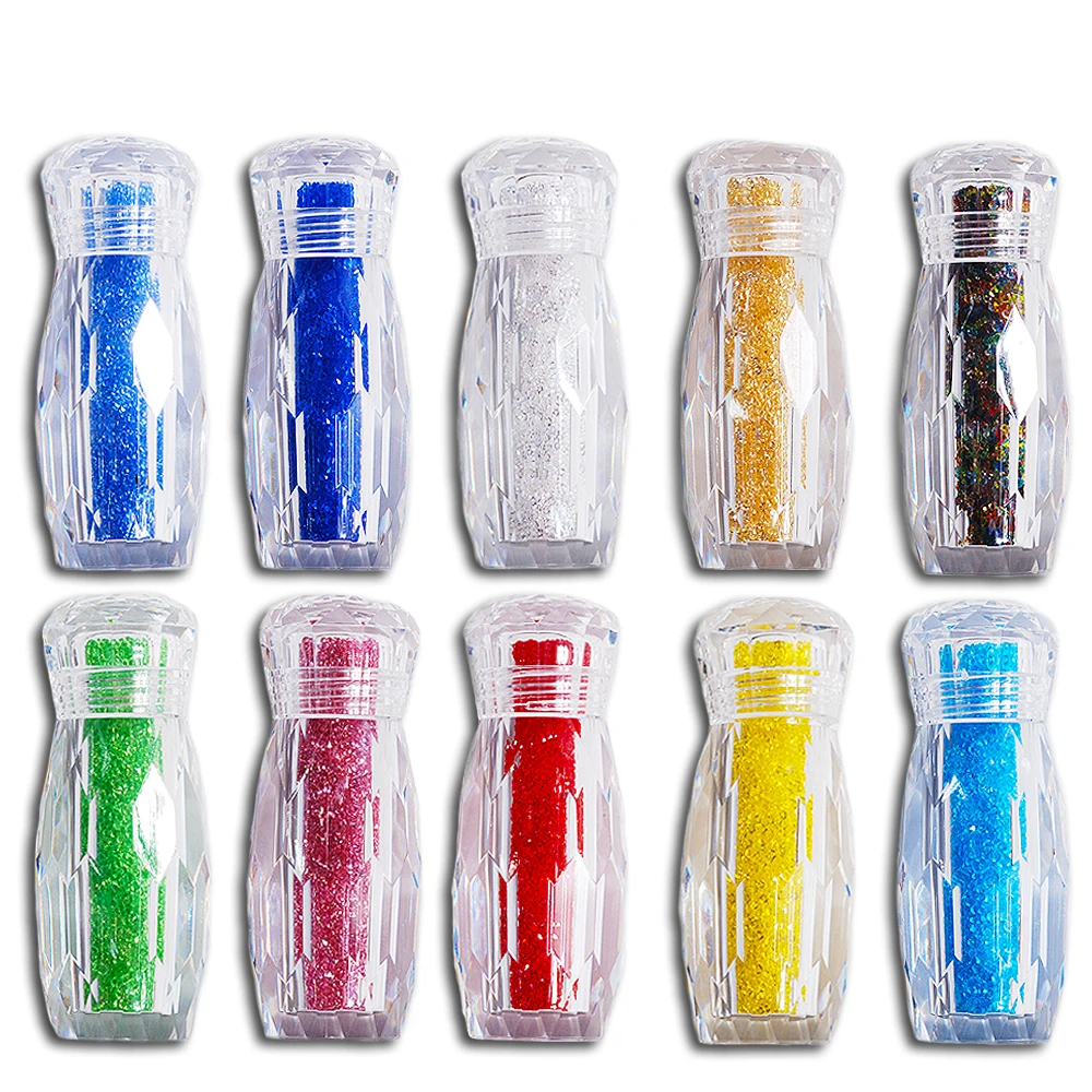 

2880Pcs Mini Nail Art Crystal Clear Multicolor Rhinestone 1.1mm Glass Micro Diamond For 3D Nail Art Decoration