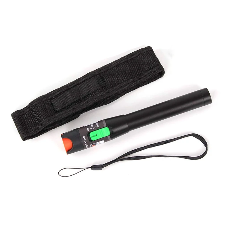 

Visual Fault Locator 30MW 30KM, VFL Tester Kit 9/125Um FC Male to LC Female Adapter,for Fiber Optic Network Cable Test