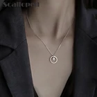 Зубчатое Европейское простое геометрическое жемчужное ожерелье чокер 2020 Новая мода подвеска ожерелье темперамент женские ювелирные изделия оптом
