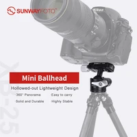 sunwayfoto xb 25 mini ball head for dslr camera tripode ballhead professional aluminum monopod panoramic ball head