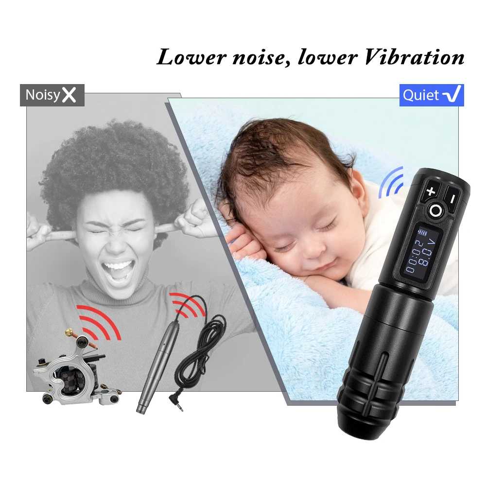 Беспроводной картридж для тату машинки сменный аккумулятор ротационный