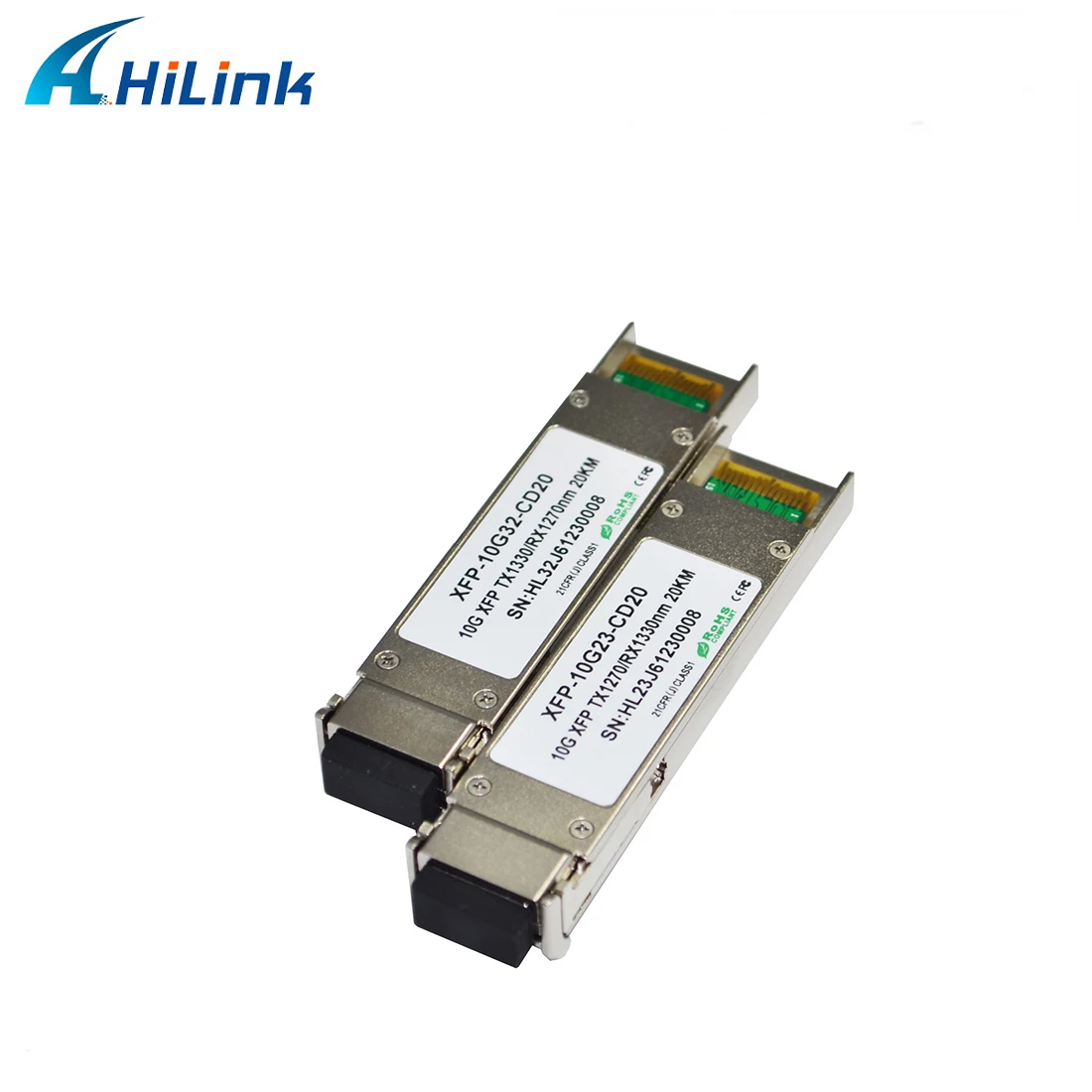 Приемопередатчики Hilink 10G XFP BID 20kmI Tx1330nm/Rx1270 Tx1270nm/Rx1330nm |