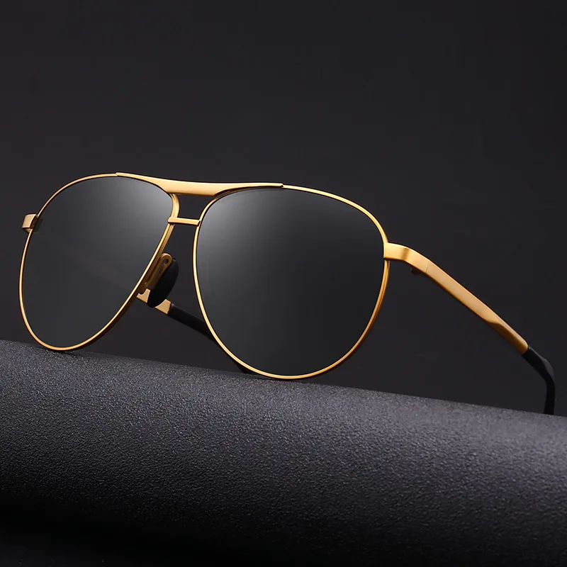 

New Box Polarizing Driver Glasses Men's Glasses Pilots Sunglasses Classic Mirrors Ink Drivers Driving Toad Glasses