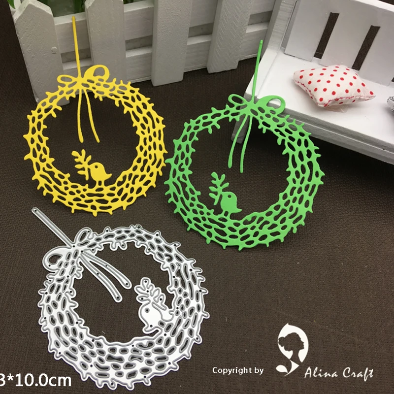 Металлические штампы AlinaCraft для вырезания детского птичьего гнезда сделай сам