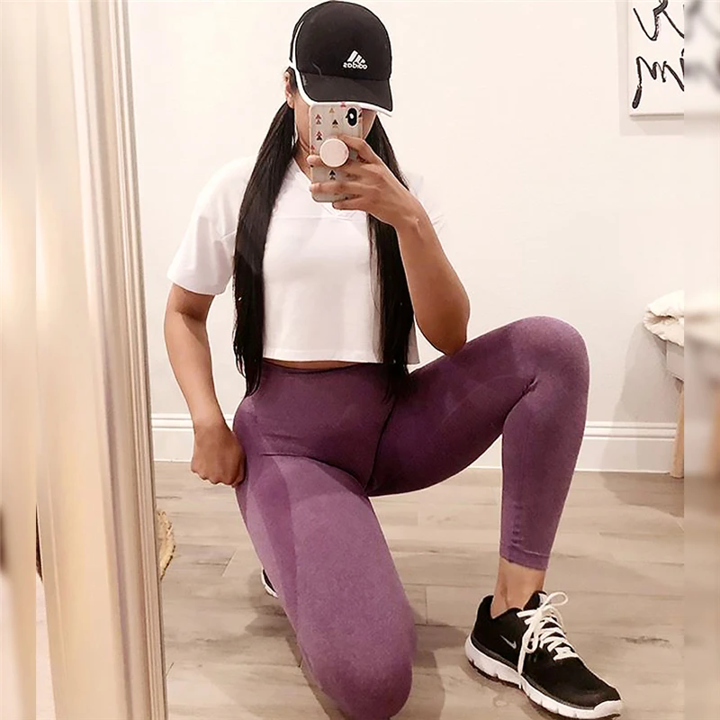 Хит продаж женские штаны для йоги сексуальные белые спортивные Леггинсы