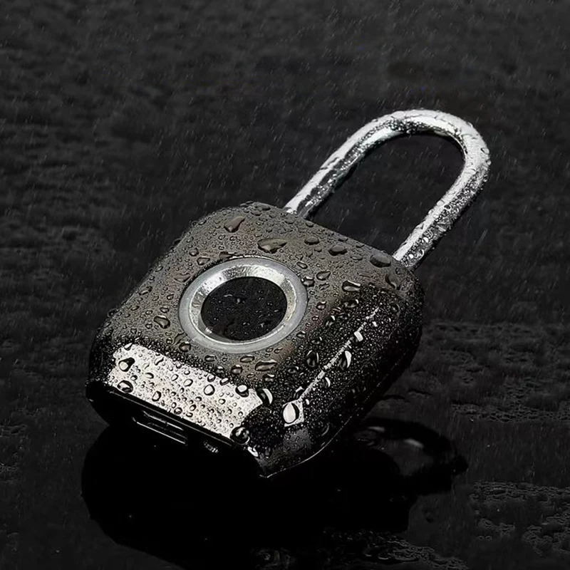 

Smart Fingerprint Lock USB Rechargeable Waterproof IP66 Fingerprint Padlock Door Luggage Lock
