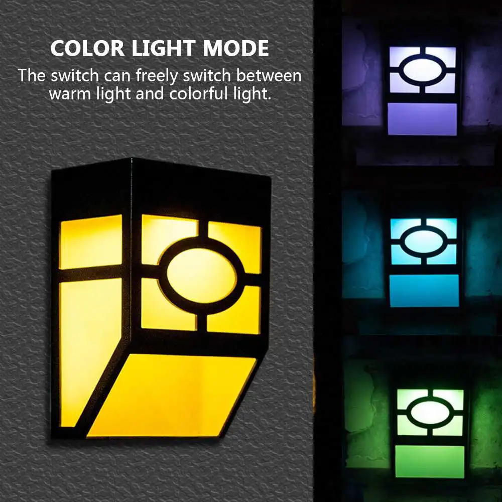 JLAPRIRA светильник ING солнечный настенный светодиодный 2 режима водонепроницаемый