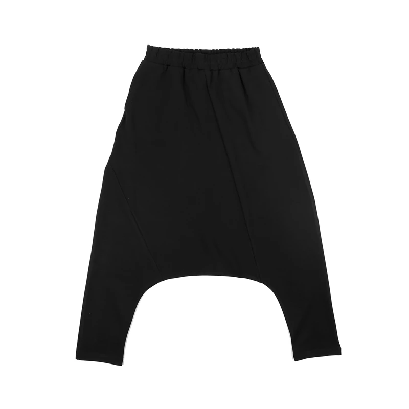 Летние мужские модные Молодежные шаровары с эластичной талией для ночного клуба