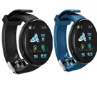 D18 Смарт-часы фитнес-трекер крови Давление сердечного ритма, Смарт-часы спортивные часы для мужчин женщин Водонепроницаемый для IOS и Android