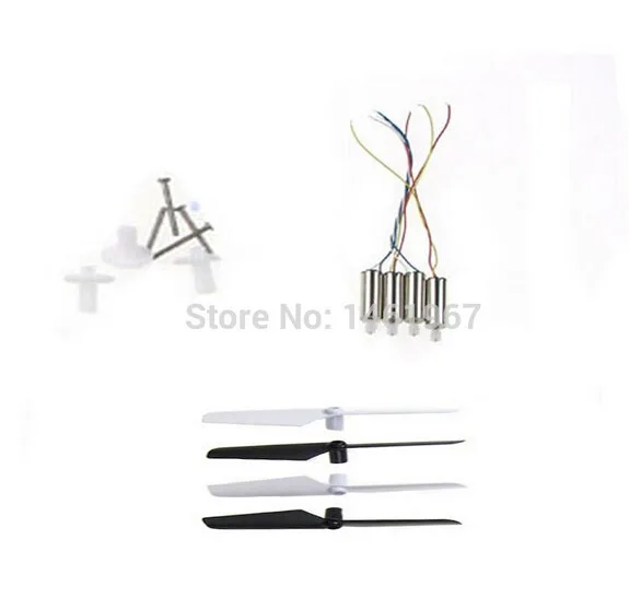 Syma X11 x13 RC four helicopter spare parts main motor a + main motor B with gear 4 pieces / batch