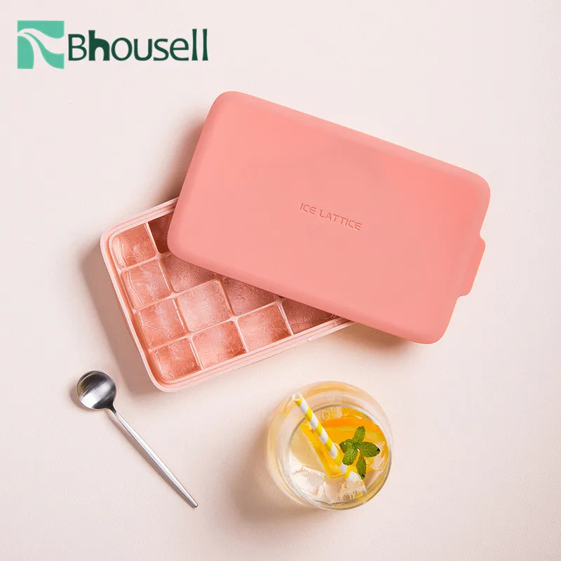 

Kitchen Bar 24 Compartment Creative DIY Silicone Ice Box Tools Ice Compartment Home Small Fast Ice Popsicle Mold Ice Cube Mold