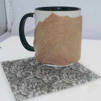 new mandala polymer clay texture stamp sheets designer diy clay emboss impression mat pottery tools art clay craft supplies kits