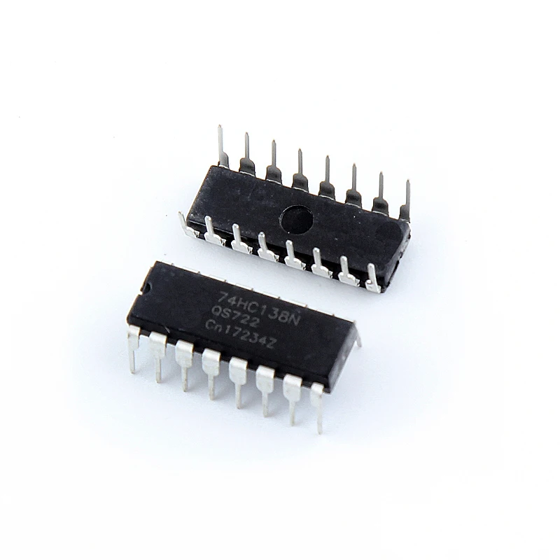 

10 шт./лот SN74HC138N 74HC138 74HC138N DIP-16 кодеры, декодеры, мультиплексоры и демультиплексоры 3-8 Линейный декодер в наличии