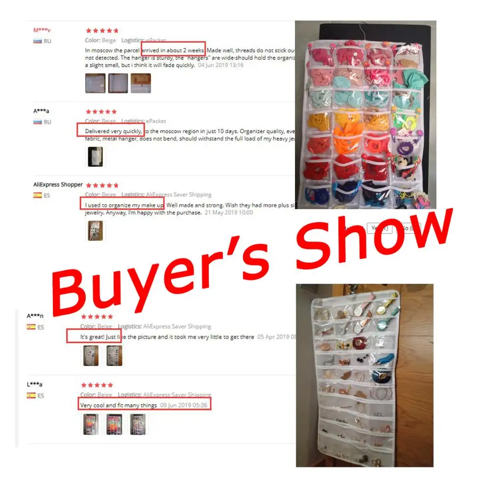 Прозрачный двухсторонний подвесной держатель для ювелирных изделий из ПВХ