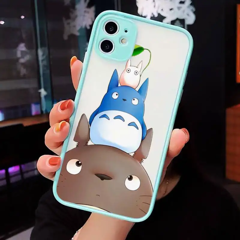 

Spirited Away Phone Case Matte For iPhone 12 Mini 11 Pro XR XS Max 7 8 Plus X Hard PC Back Cover
