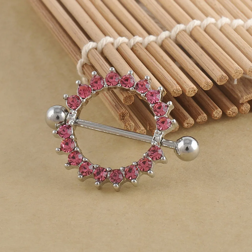 1 шт. Стразы для пирсинга сосков модные кольца тела украшения женщин и девочек |