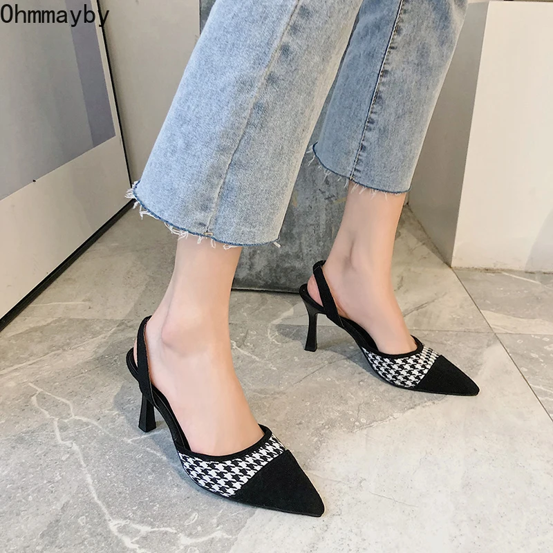 

Luxury Women Sandals High Heels Sexy Pointed Toe Ankle Strap Wedding Party Pumps Fashion Shoes For Lady Size 35-40