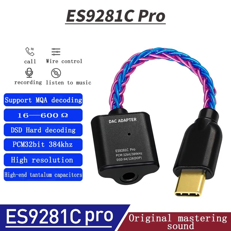 Усилитель для наушников DAC Hi Fi аудио портативный усилитель звука интерфейс 600Ω