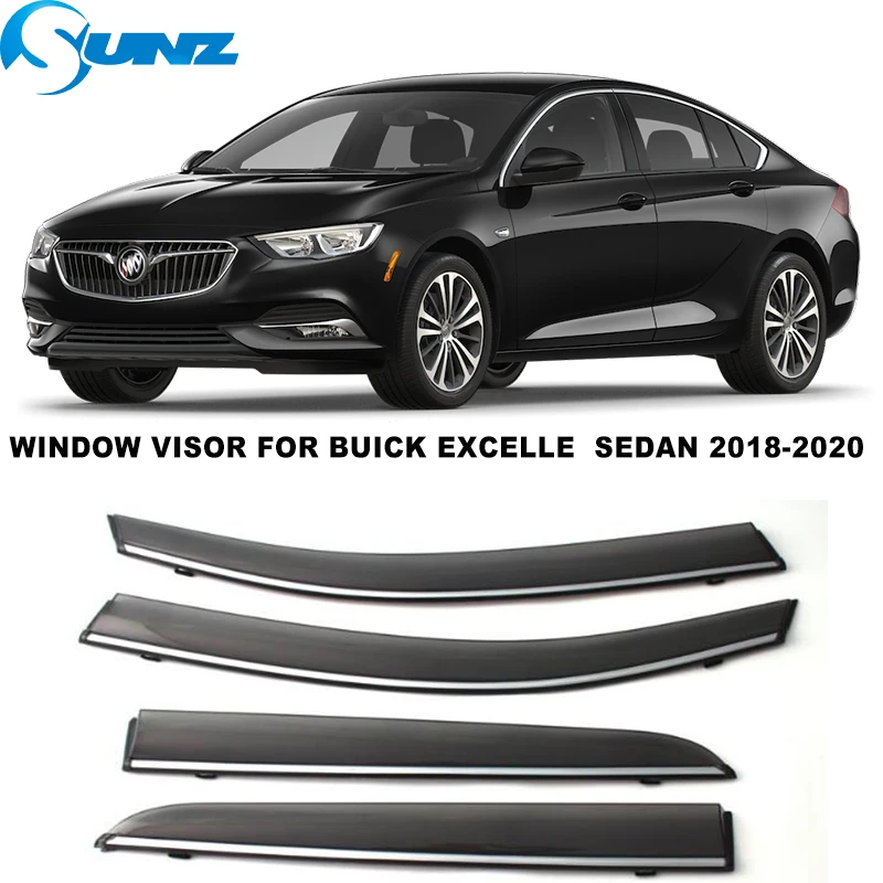 

Side Window Visor For Buick Excelle Sedan 2018 2019 2020 Smoke Window Rain Guards Sun Rain Deflector Car Stylings SUNZ