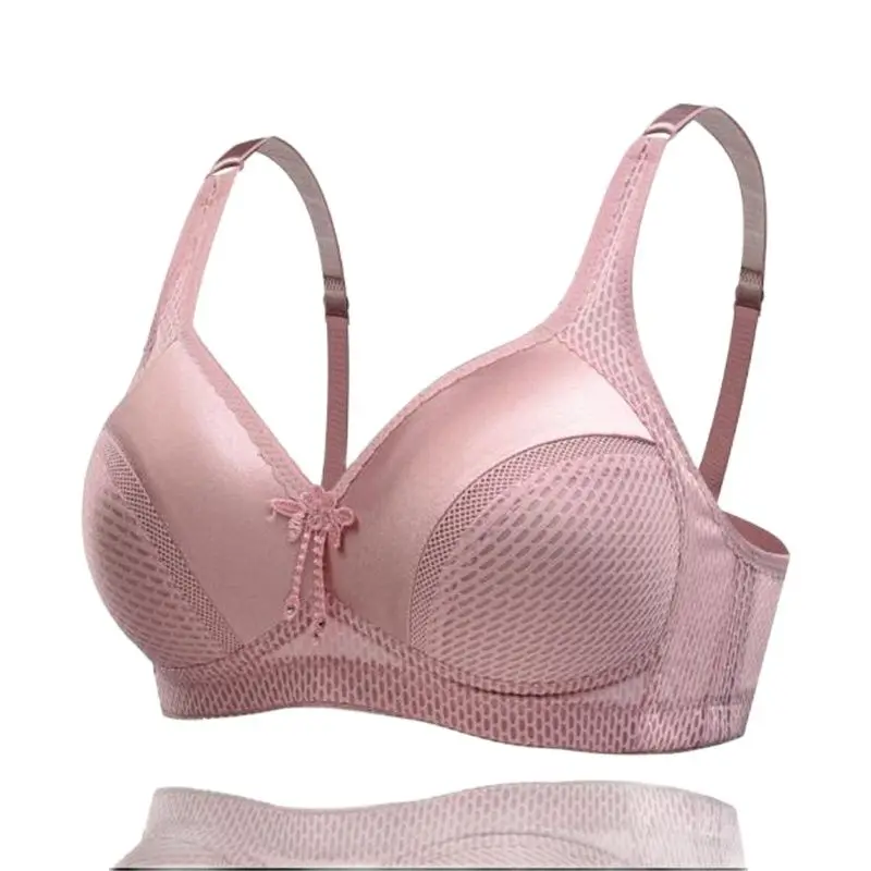 Бюстгальтер женский без косточек тонкий дышащий с вырезами большие размеры на