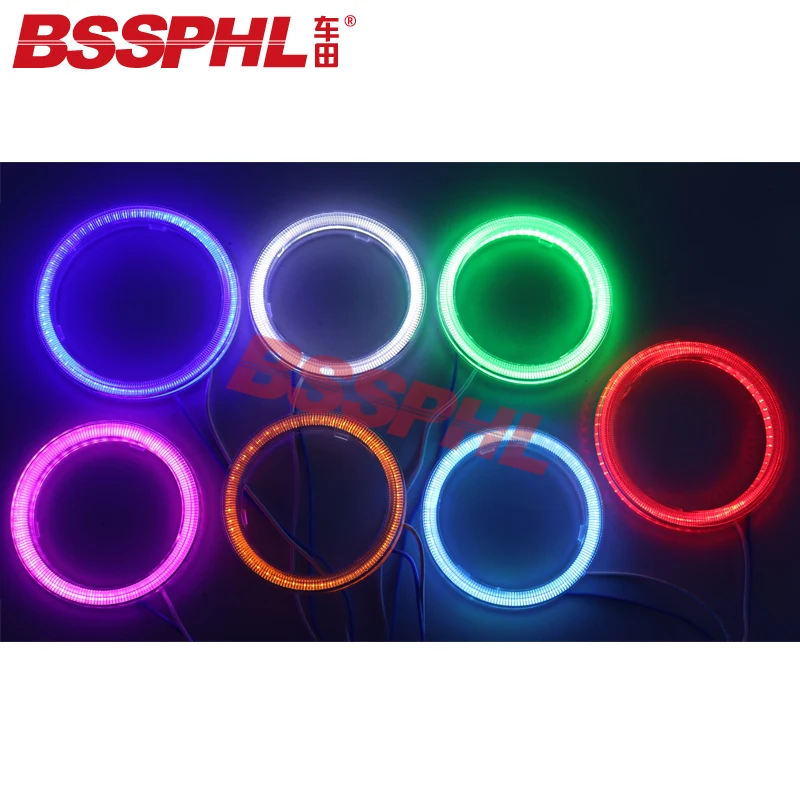 BSSPHL автомобильный моделирующий светильник COB angel eyes 12 вольт автомобильные