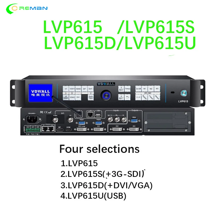 Светодиодный настенный видеопроцессор LVP615 серии 4K светодиодный lvp 615 s LVP615D LVP615S