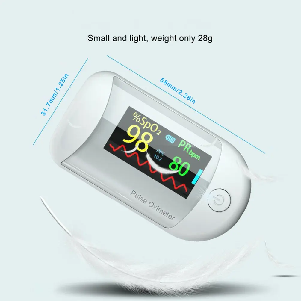 Пульсоксиметр на палец портативный насыщение крови кислородом | Инструменты