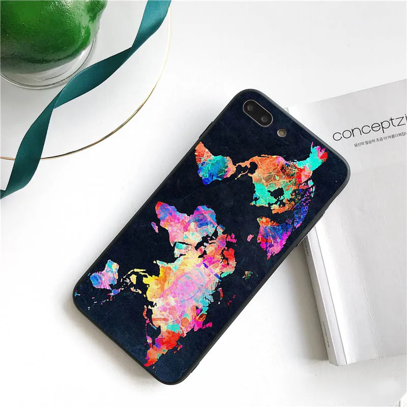 A12 MaiYaCa путешествие в мире карта самолет план чехол для телефона для iphone 11 Pro 11Pro Max 8 7 6 6S Plus X XS MAX 5 5S SE XR - Цвет: A12