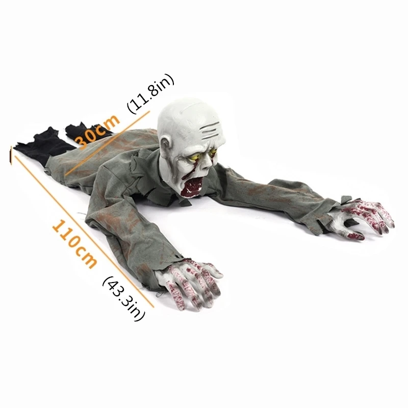 034 Украшения к Хэллоуину страшно ползать призрак детские украшения с дизайном «привидения» бар дом с привидениями ужасов реквизит Хэллоуин вечерние игрушки украшения - Цвет: 034
