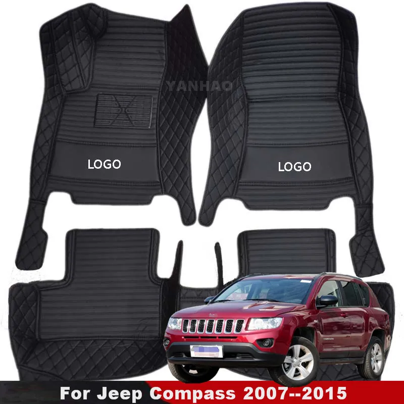 

Автомобильные коврики для Jeep Compass 2007 2008 2009 2010 2011 2012 2013 2014 2015, автомобильные напольные покрытия, автомобильные аксессуары для интерьера