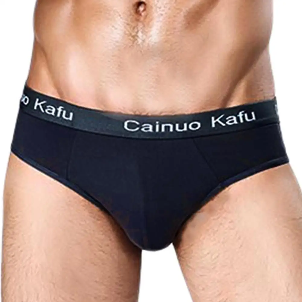 

Sexy Men Underwear Briefs Underpants Gay Mens Briefs Soft Breathable Solid Knickers Cuecas Men Brief Bikini Under Wear Plus Size