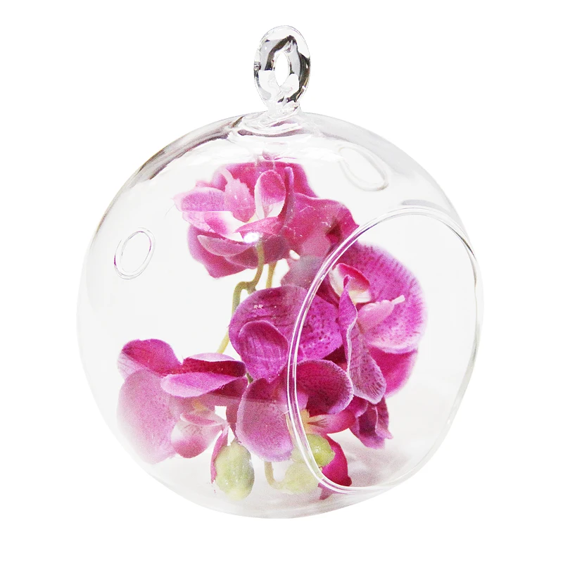 christmas tree decorations Hanging Tealight Holder Glass Terrarium Globe Candle Candlestick Wedding Decor | Дом и сад