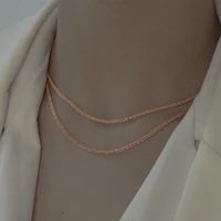 necklaces for women neck chain female jewelry free shipping wholesale gift gold plated chain necklace party fashion trendy