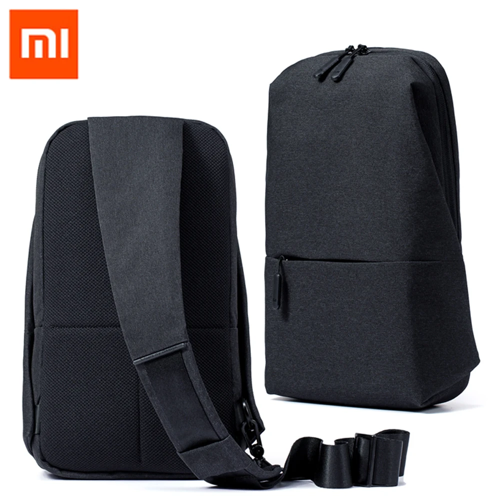 

Рюкзак Xiaomi Mi объемом 4 л из полиэстера, городской Повседневный Спортивный нагрудной мешок, маленькие унисекс сумки на плечо